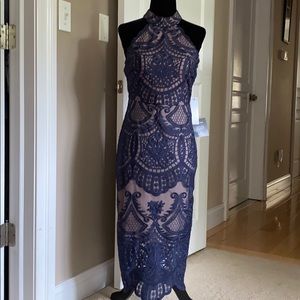 Navy Lace Dress